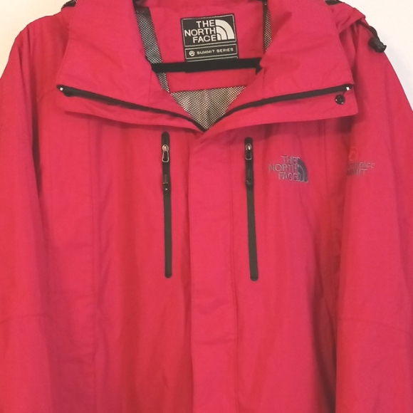 The North Face "Summit Series" Men's Red Jacket with Removable Hood in Size XL - Picture 2 of 11